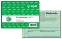 SIGEL Einnahmebeleg Formularbuch EB615, 1 St.
