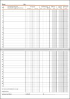 SIGEL Fahrtenbuch, Pkw und Lkw mit Kraftstoffverbrauch Formularbuch FA514, 1 St.