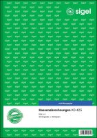 SIGEL Kassenabrechnung Formularbuch KG425, 1 St.