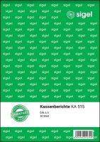 SIGEL Kassenbericht Formularbuch KA515, 1 St.