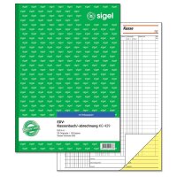SIGEL Kassenbuch/EDV Formularbuch KG429, 1 St.