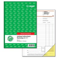SIGEL Auftrag/Lieferscheine /Rechnungen Formularbuch...