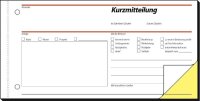 SIGEL Kurzmitteilung Formularbuch SD008, 1 St.