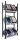 SCHULTE Getränkekistenregal 37001-S schwarz, silber 75,0 x 30,0 x 180,0 cm