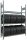SCHULTE Reifenregal 13912 silber 150,0 x 40,0 x 200,0 cm