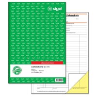 SIGEL Lieferschein mit Empfangsschein Formularbuch SD015,...