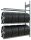 SCHULTE Anbau-Schwerlast-Weitspannregal 13913 silber 150,0 x 40,0 x 200,0 cm