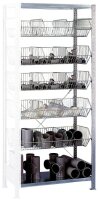 SCHULTE Anbauregal 13675 silber, verzinkt 100,0 x 50,0 x...
