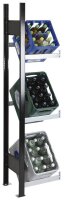 SCHULTE Anbauregal 37002-S schwarz, silber 40,0 x 30,0 x...