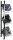 SCHULTE Anbauregal 37002-S schwarz, silber 40,0 x 30,0 x 180,0 cm