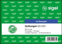 SIGEL Quittung, MwSt. separat ausgewiesen Formularbuch QU625, 1 St.