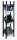 SCHULTE Getränkekistenregal 37000-S schwarz, silber 40,0 x 30,0 x 180,0 cm
