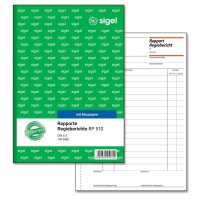 SIGEL Rapport/Regiebericht Formularbuch RP510, 1 St.