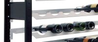 SCHULTE Anbauregal 26863 schwarz, silber 100,0 x 25,0 x 230,0 cm