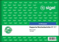 SIGEL Wochenbericht Formularbuch RP517, 1 St.