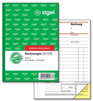 SIGEL Rechnung Formularbuch SD033, 1 St.