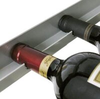 SCHULTE Weinregal schwarz, silber 106,0 x 28,6 x 230,0...