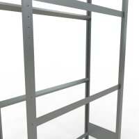 SCHULTE Reifenregal 20770 silber 110,0 x 40,0 x 200,0 cm