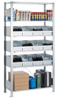 SCHULTE Kleinteileregal 14270 silber, verzinkt 100,0 x...