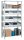 SCHULTE Kleinteileregal 14270 silber, verzinkt 100,0 x 50,0 x 200,0 cm