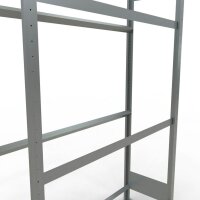SCHULTE Reifenregal 20778 silber 120,0 x 40,0 x 200,0 cm