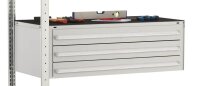SCHULTE Anbauregal 14685 silber 100,0 x 50,0 x 200,0 cm