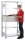 SCHULTE Anbauregal 14685 silber 100,0 x 50,0 x 200,0 cm