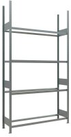 SCHULTE Reifenregal 20997 silber 150,0 x 40,0 x 275,0 cm