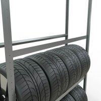 SCHULTE Reifenregal 20997 silber 150,0 x 40,0 x 275,0 cm