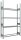 SCHULTE Reifenregal 20997 silber 150,0 x 40,0 x 275,0 cm