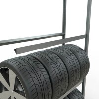 SCHULTE Anbau-Schwerlastregal 20993 silber 120,0 x 40,0 x 275,0 cm