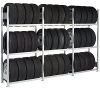 SCHULTE Anbau-Schwerlastregal 20993 silber 120,0 x 40,0 x 275,0 cm