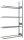 SCHULTE Anbau-Schwerlast-Weitspannregal 20998 silber 150,0 x 40,0 x 275,0 cm