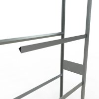 SCHULTE Anbau-Schwerlastregal 20988 silber 105,0 x 40,0 x 275,0 cm
