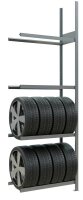 SCHULTE Anbau-Schwerlastregal 20983 silber 90,0 x 40,0 x...