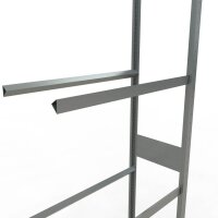 SCHULTE Anbau-Schwerlastregal 20983 silber 90,0 x 40,0 x 275,0 cm