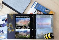 HERMA Fotokarton Fotoblätter schwarz 230 g/qm 20 Blatt