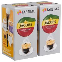 TASSIMO JACOBS CAFFÈ CREMA CLASSICO Kaffeediscs, Arabica- und Robustabohnen 16 St.