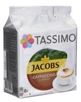 TASSIMO JACOBS CAPPUCCINO CLASSICO Kaffeediscs, Arabica-...