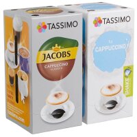 TASSIMO JACOBS CAPPUCCINO CLASSICO Kaffeediscs, Arabica- und Robustabohnen 8 St.