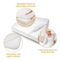 medisana HU 662 Wärmeunterbett weiß 100 W