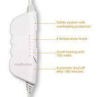 medisana HU 662 Wärmeunterbett weiß 100 W