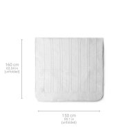 medisana HU 676 Wärmeunterbett weiß 2x 100 W