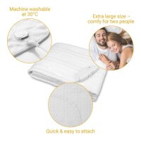 medisana HU 676 Wärmeunterbett weiß 2x 100 W