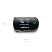medisana PM 100 schwarz Pulsoximeter