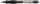 BIC Gel-ocity Gelschreiber schwarz/transparent 0,3 mm, Schreibfarbe: schwarz, 12 St.