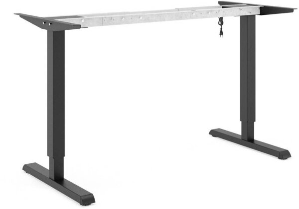 actiforce Steelforce Pro 300 elektrisch höhenverstellbares Schreibtischgestell schwarz ohne Tischplatte, T-Fuß-Gestell schwarz 101,0 - 151,0 x 75,0 cm