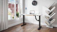 actiforce Steelforce Pro 300 elektrisch höhenverstellbares Schreibtischgestell schwarz ohne Tischplatte, T-Fuß-Gestell schwarz 101,0 - 151,0 x 75,0 cm