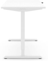 actiforce Steelforce Pro 300 elektrisch höhenverstellbares Schreibtischgestell weiß ohne Tischplatte, T-Fuß-Gestell weiß 101,0 - 151,0 x 75,0 cm