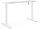 actiforce Steelforce Pro 300 elektrisch höhenverstellbares Schreibtischgestell weiß ohne Tischplatte, T-Fuß-Gestell weiß 101,0 - 151,0 x 75,0 cm